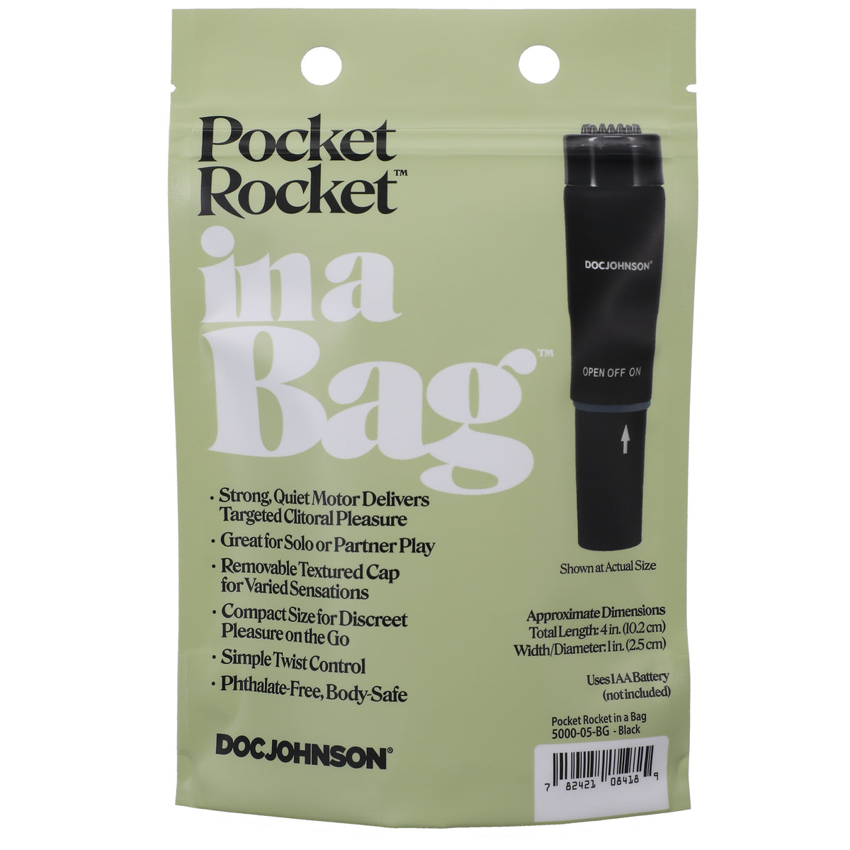 Doc J Pocket Rocket In A Bag