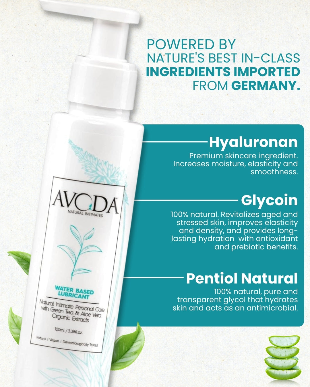 Avoda Water Based Lubricant 100ml Plezor Avoda Water Based Lubricant 100ml Plezor