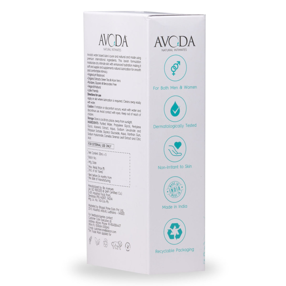 Avoda Water Based Lubricant 20ml