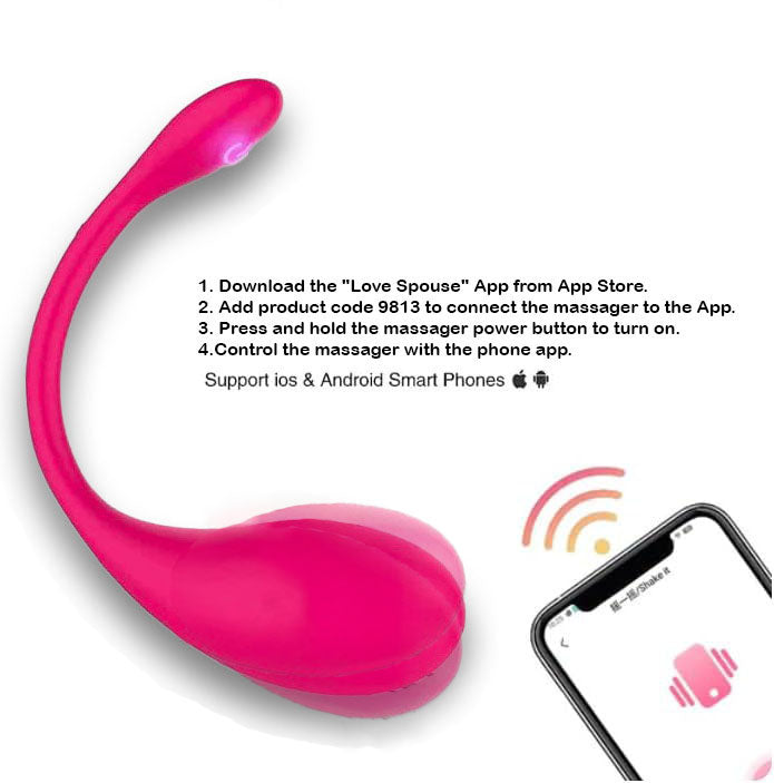 Twizzy Tadpoler Body Massager w/ Smartphone App Control