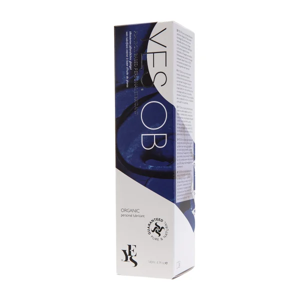 yes ob natural organic oil based personal lubricant carton